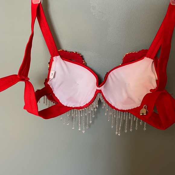 ROYAL SMEELA Crystal & Rhinestone Belly Dance Costume Bra for Women Size Medium - Picture 8 of 13
